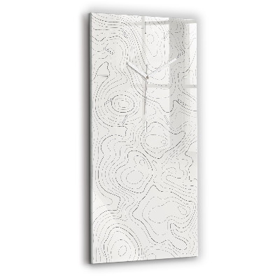 Zegar ścienny pionowy Plamy abstrakcja