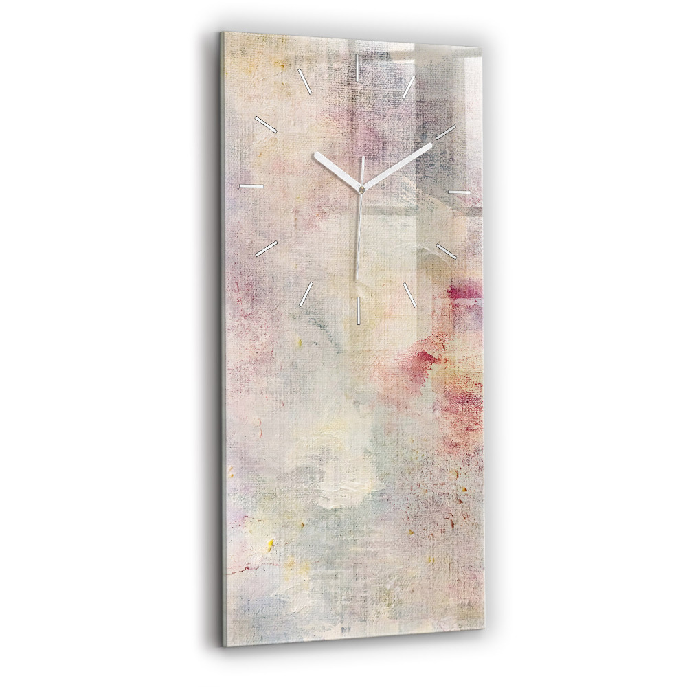 Zegar ścienny pionowy Malowana abstrakcja