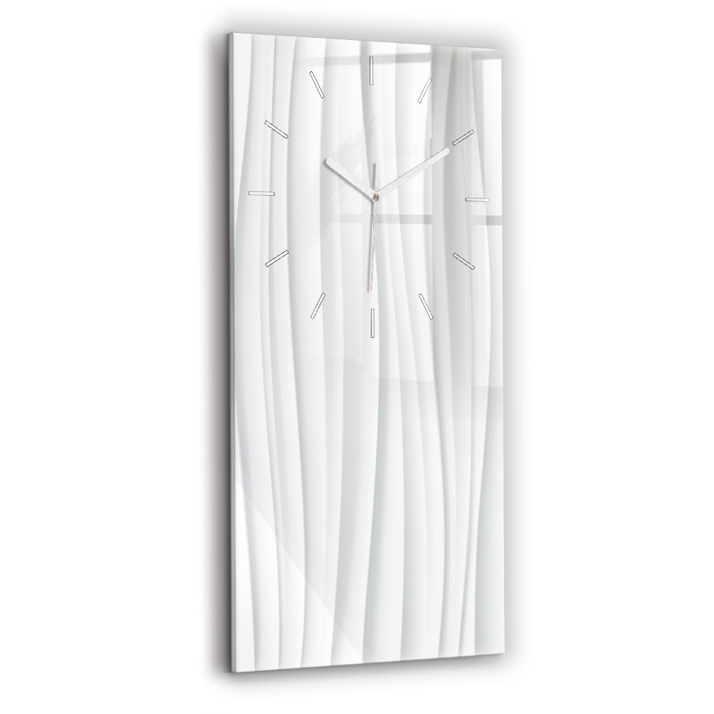 Zegar ścienny pionowy Fale tekstura