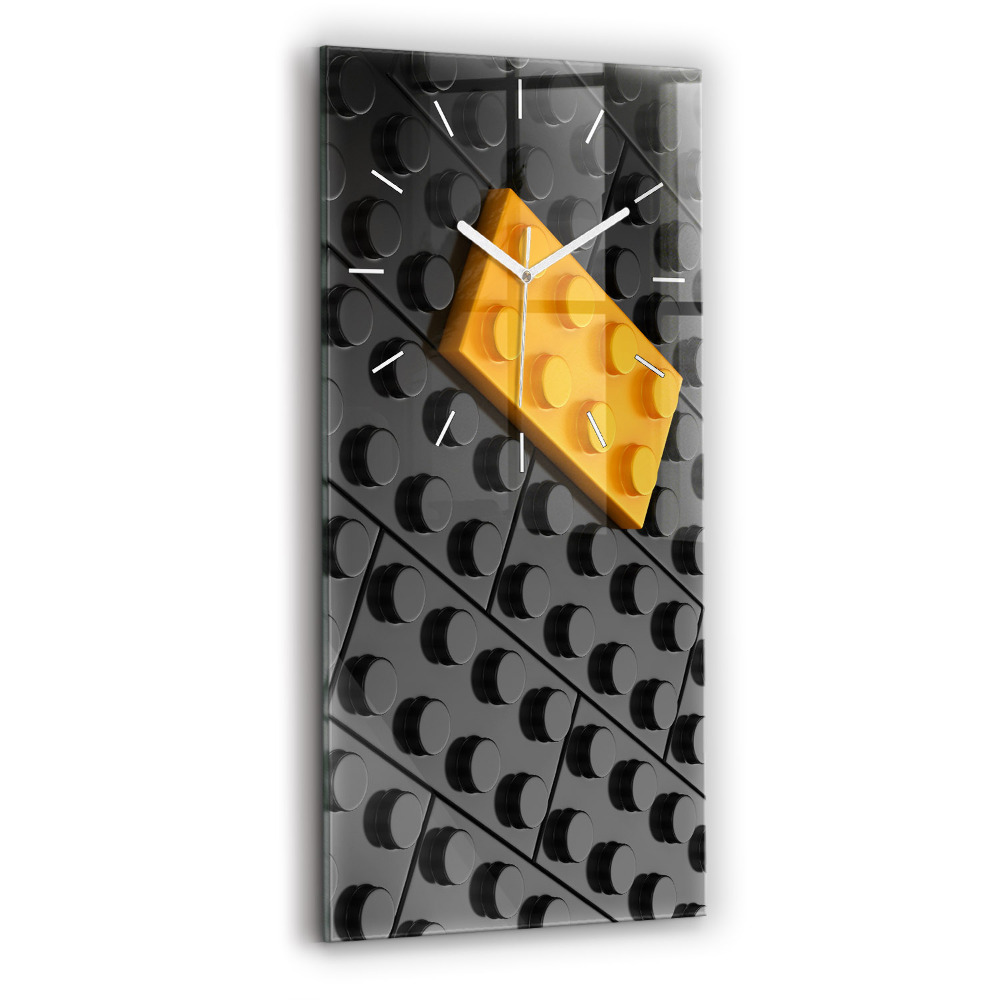 Zegar ścienny pionowy Klocki zabawkowe