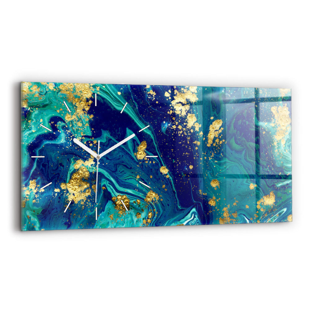 Zegar szklany poziomy Abstrakcja nowoczesna