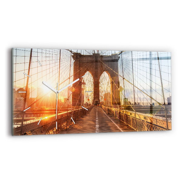 Zegar poziomy Most Brookliński NYC