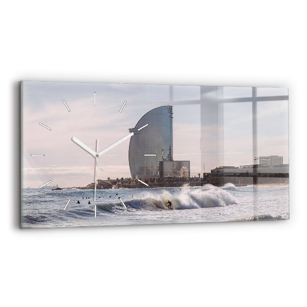 Zegar szklany Barcelona Surfer