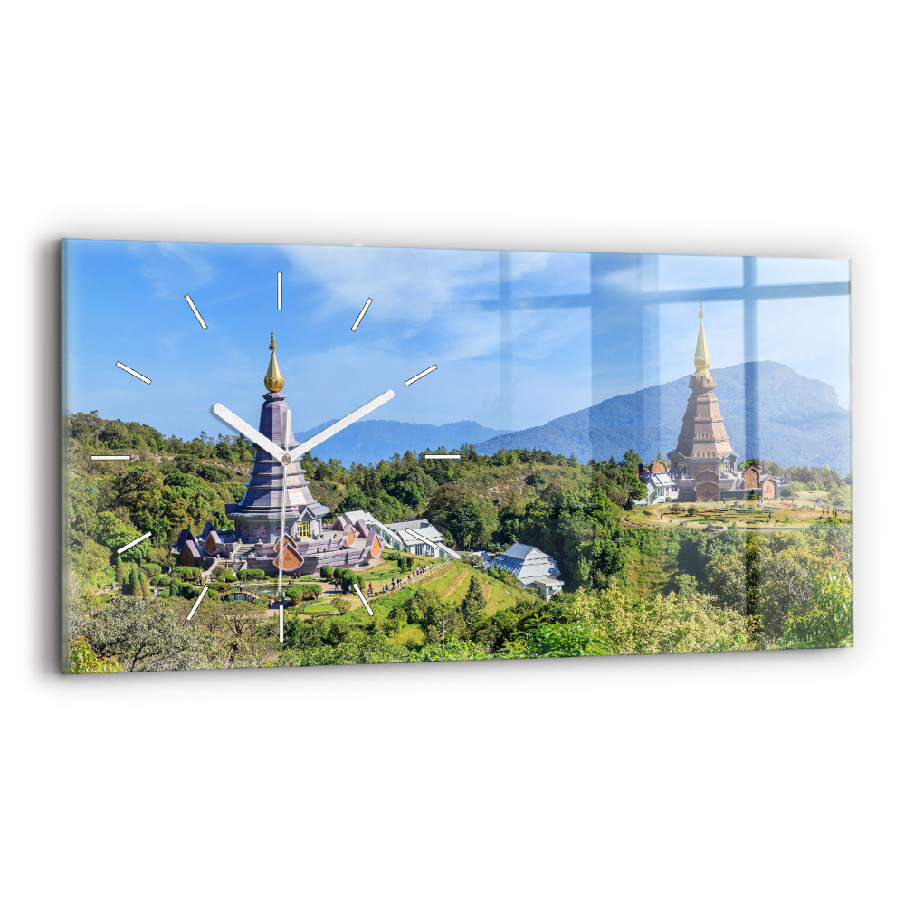 Zegar szklany poziomy Park narodowy Chiang mai
