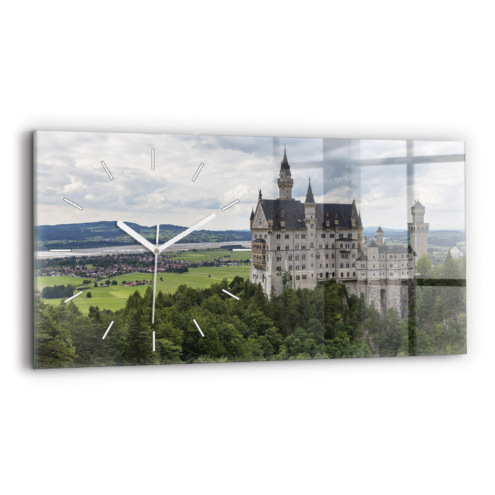 Zegar szklany poziomy Zamek w Neuschwanstein