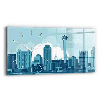 Zegar poziomy Architektura w USA