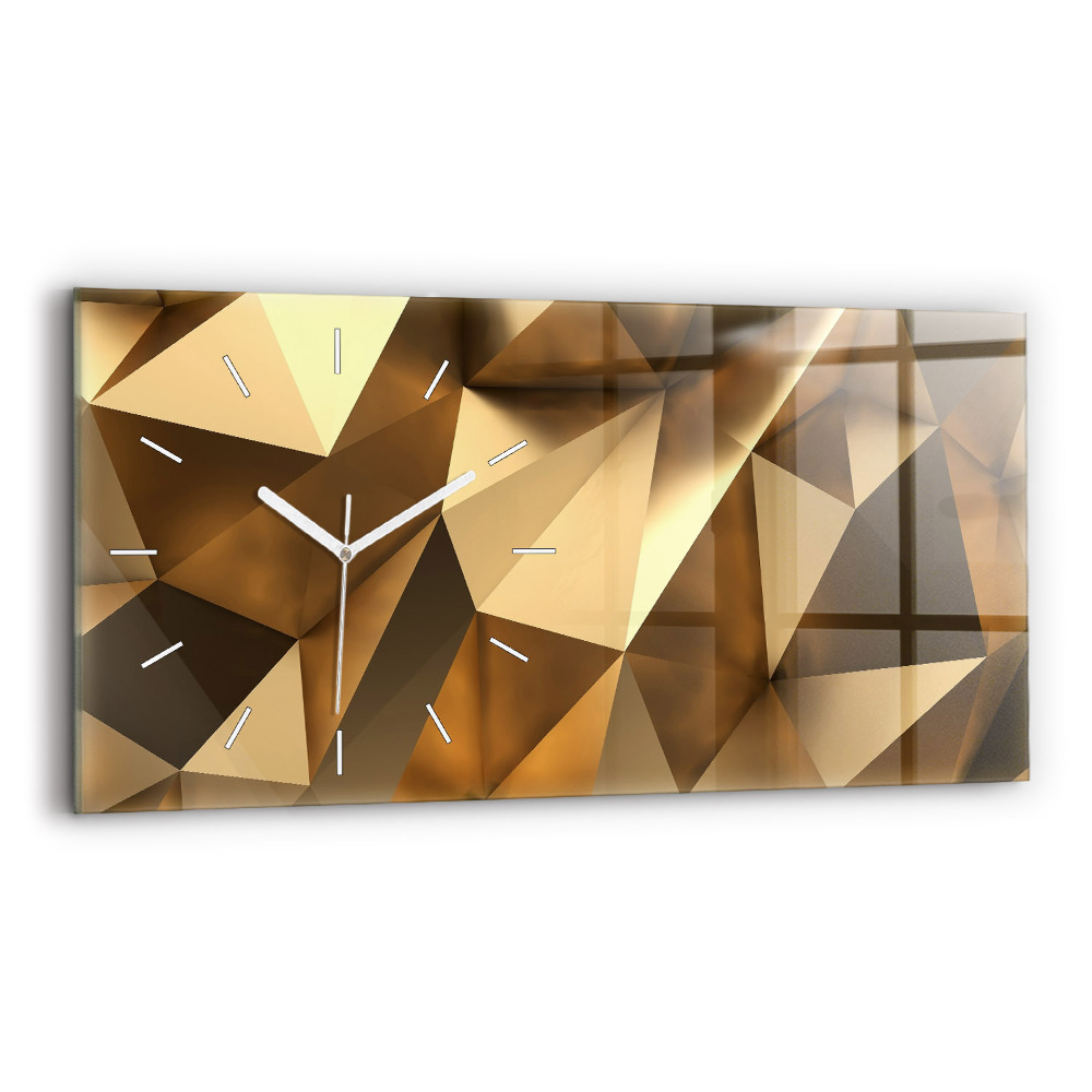 Zegar szklany poziomy Tekstura geometryczna