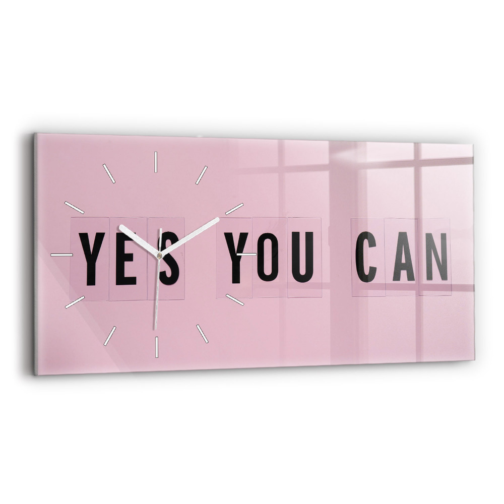 Zegar poziomy Yes You Can