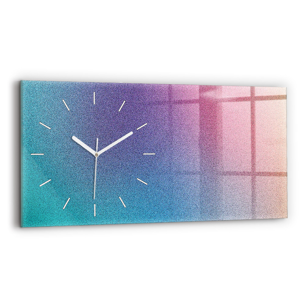 Zegar poziomy Wzór gradient
