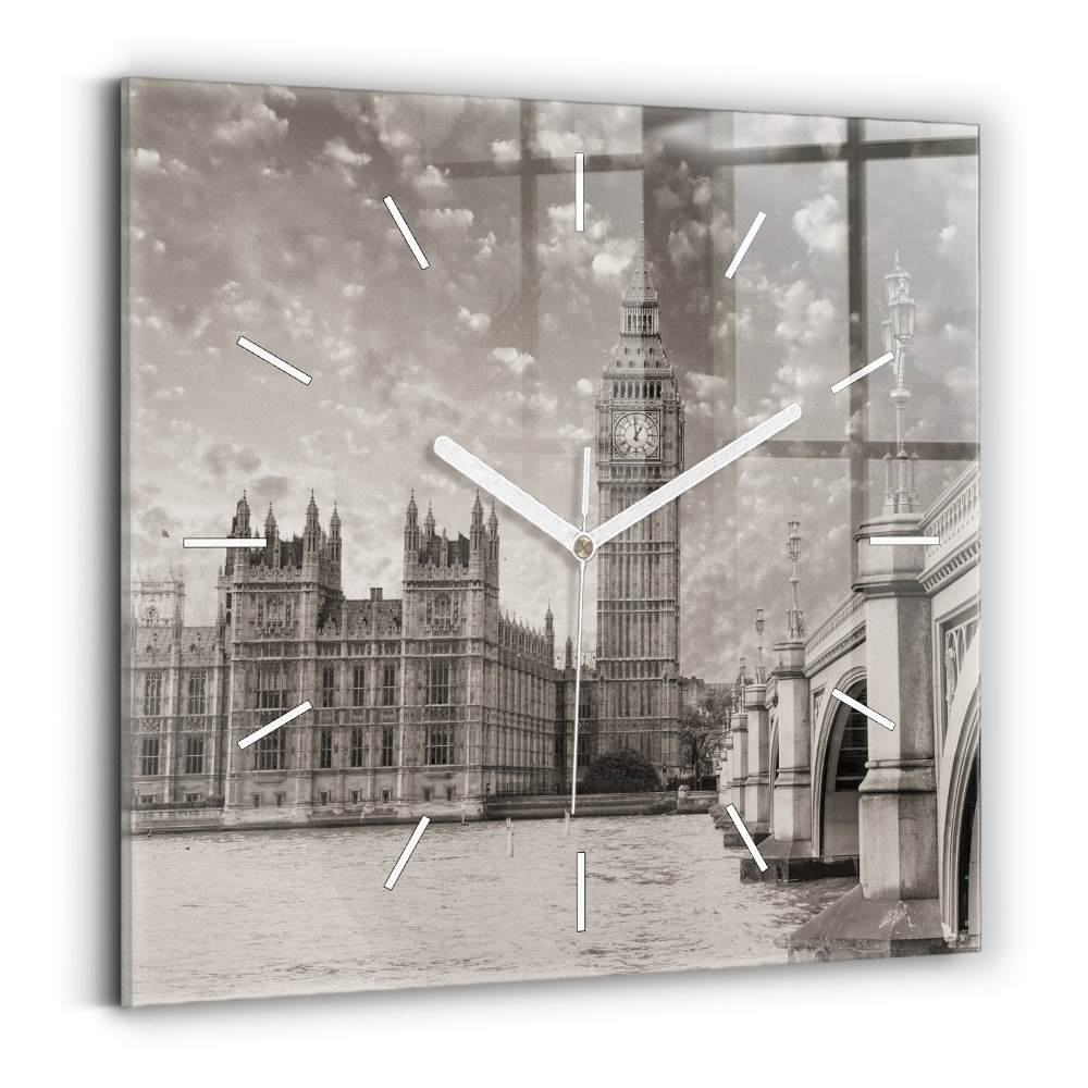 Zegar ścienny kwadratowy Londyn Anglia Big Ben