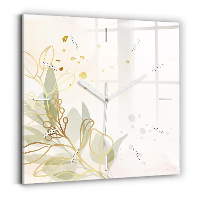 Zegar kwadratowy Pastelowa abstrakcja