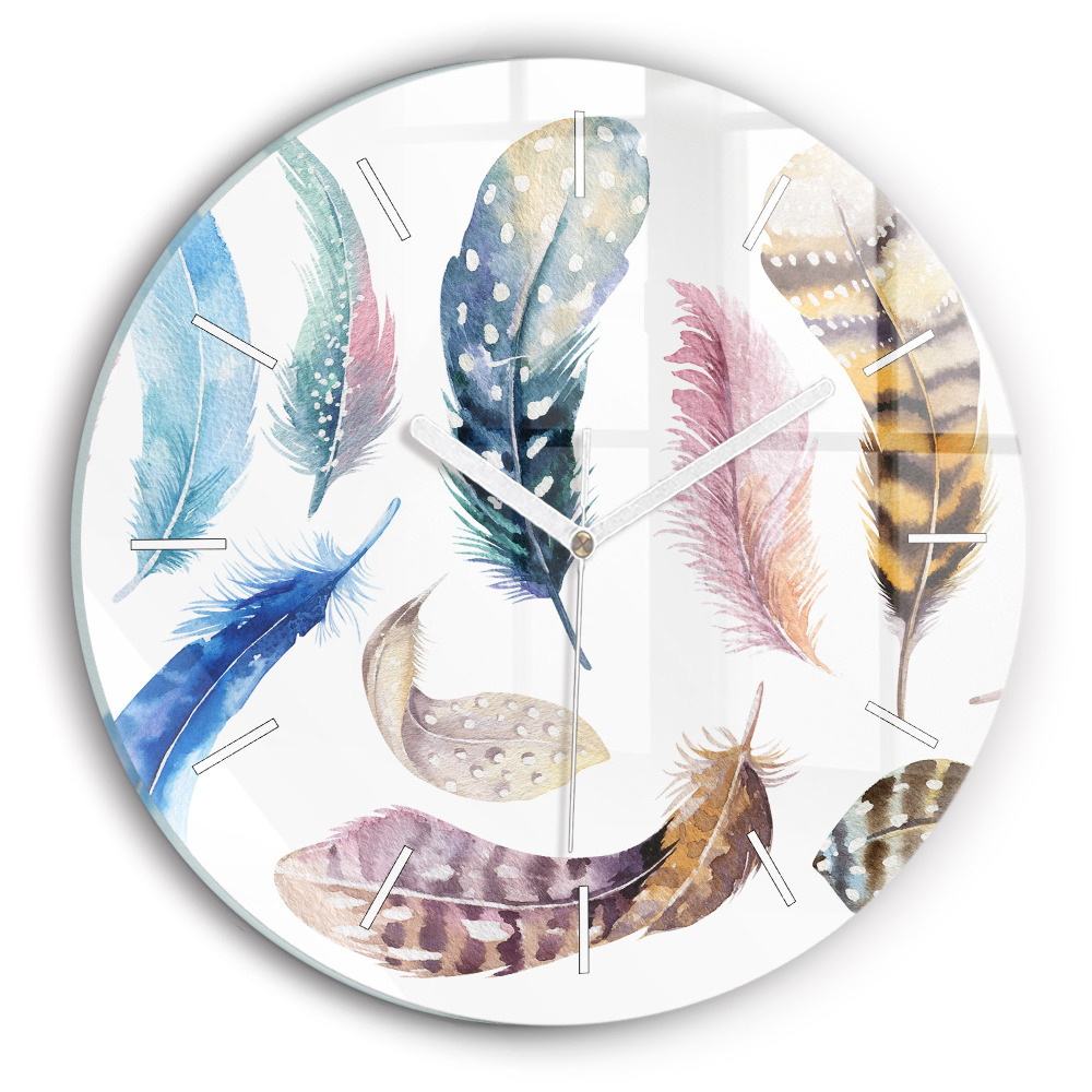 Dekoracyjny zegar ścienny Sztuka retro ilustracja