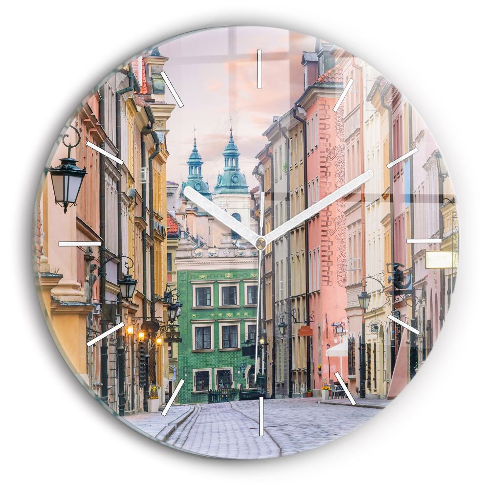 Zegar ścienny Stare miasto w Warszawie