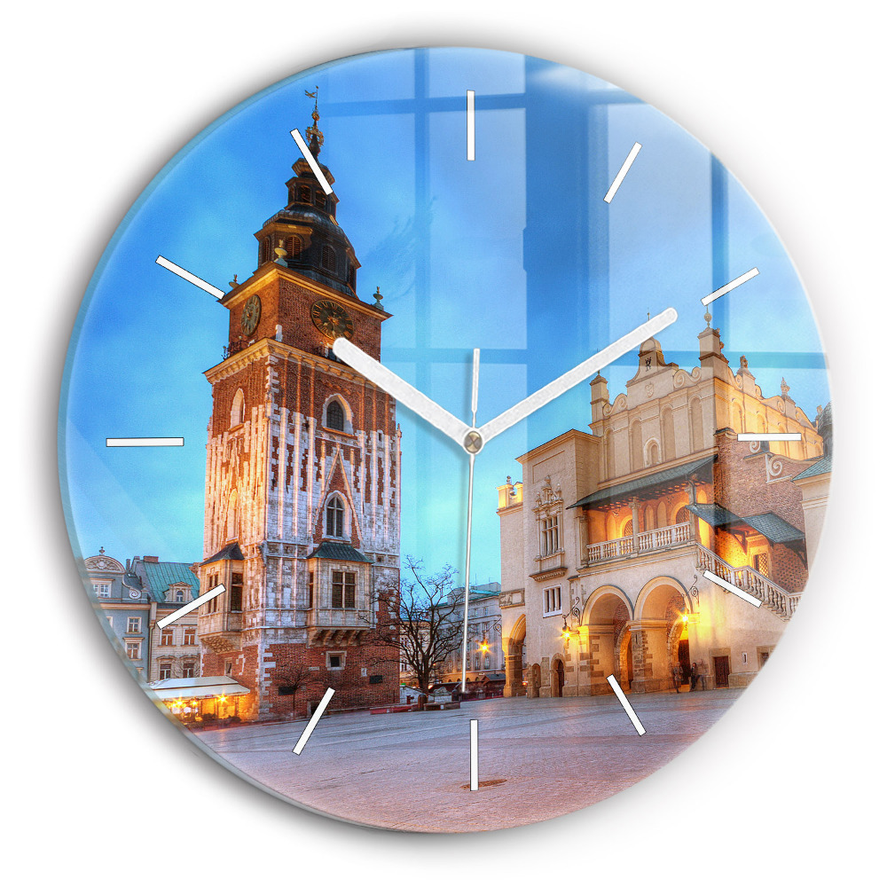 Zegar okrągły Rynek Główny w Krakowie