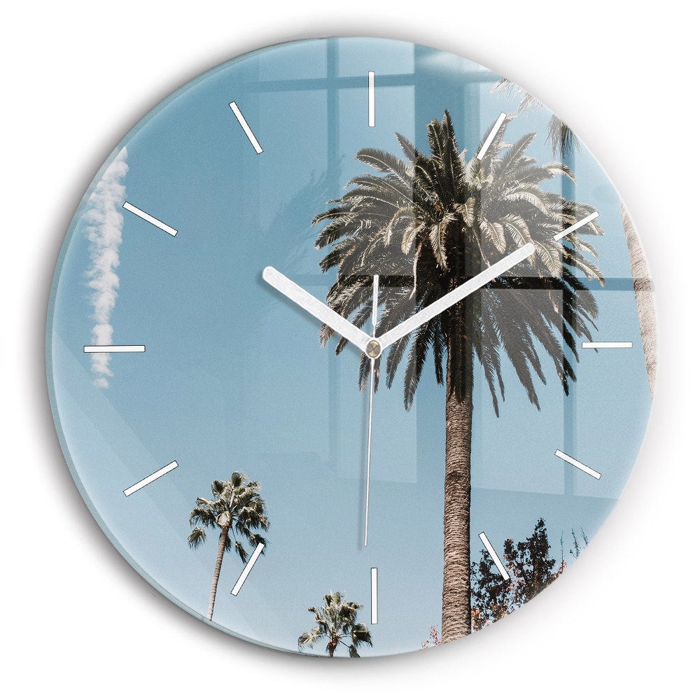 Zegar z nadrukiem Palmy w Los Angeles