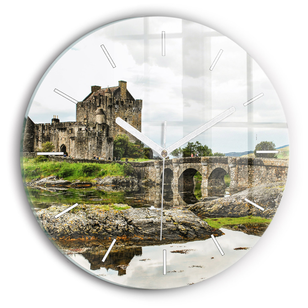 Zegar z nadrukiem Zamek Eilean Donan Szkocja