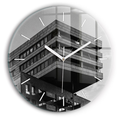 Zegar z nadrukiem Architektura w Amsterdamie