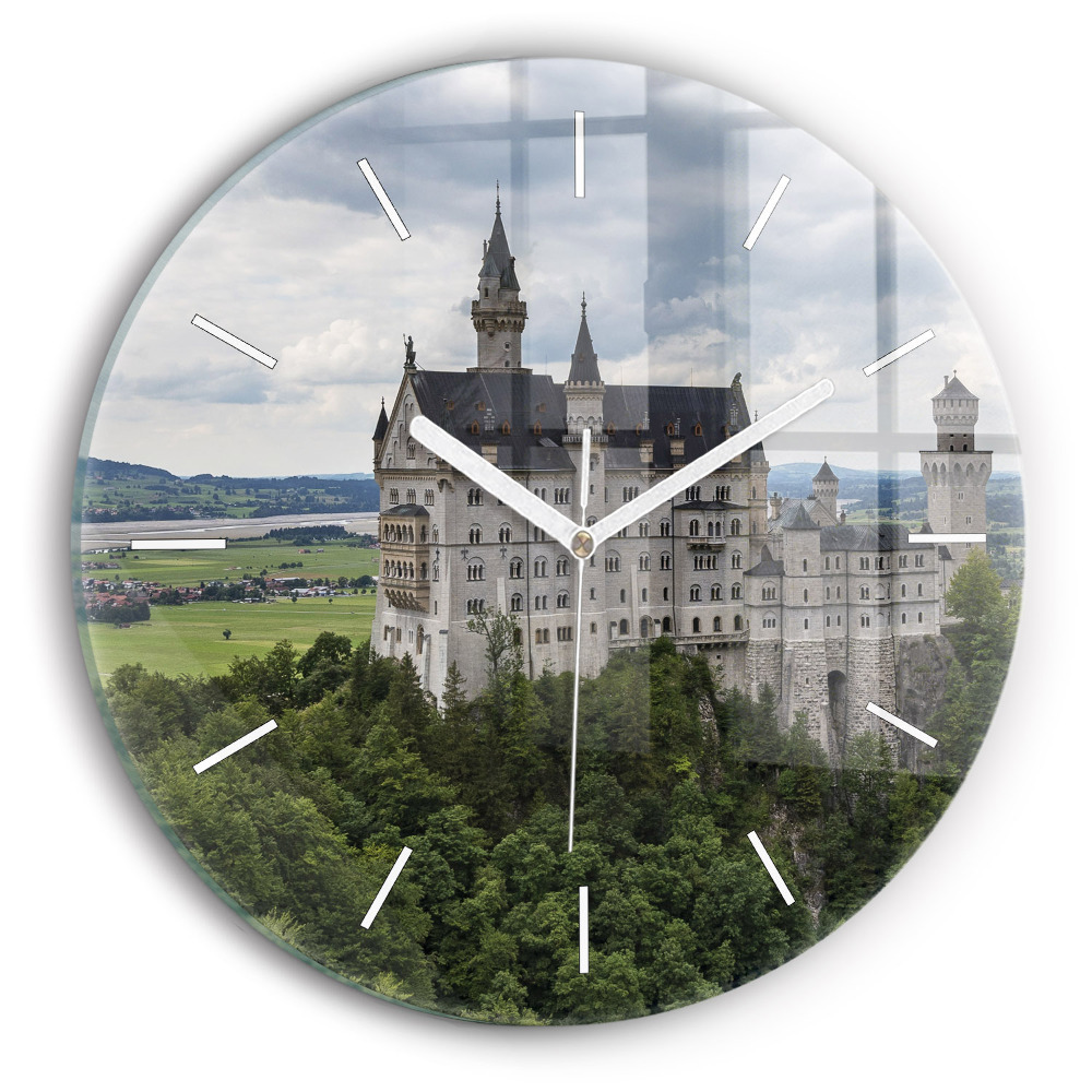 Zegar okrągły Zamek w Neuschwanstein