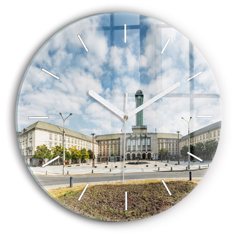Zegar ścienny Panorama miasta Ostrawa