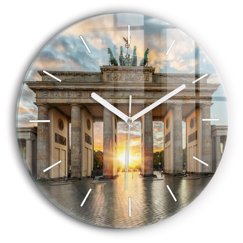 Zegar okrągły Brama Brandenburska