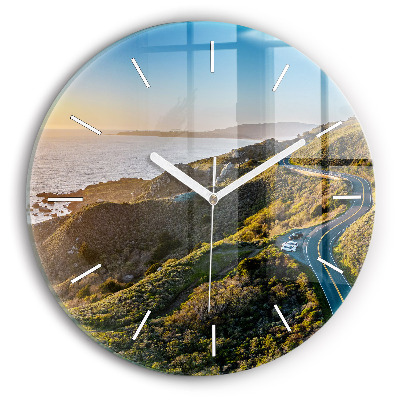 Dekoracyjny zegar ścienny Droga po San Francisco