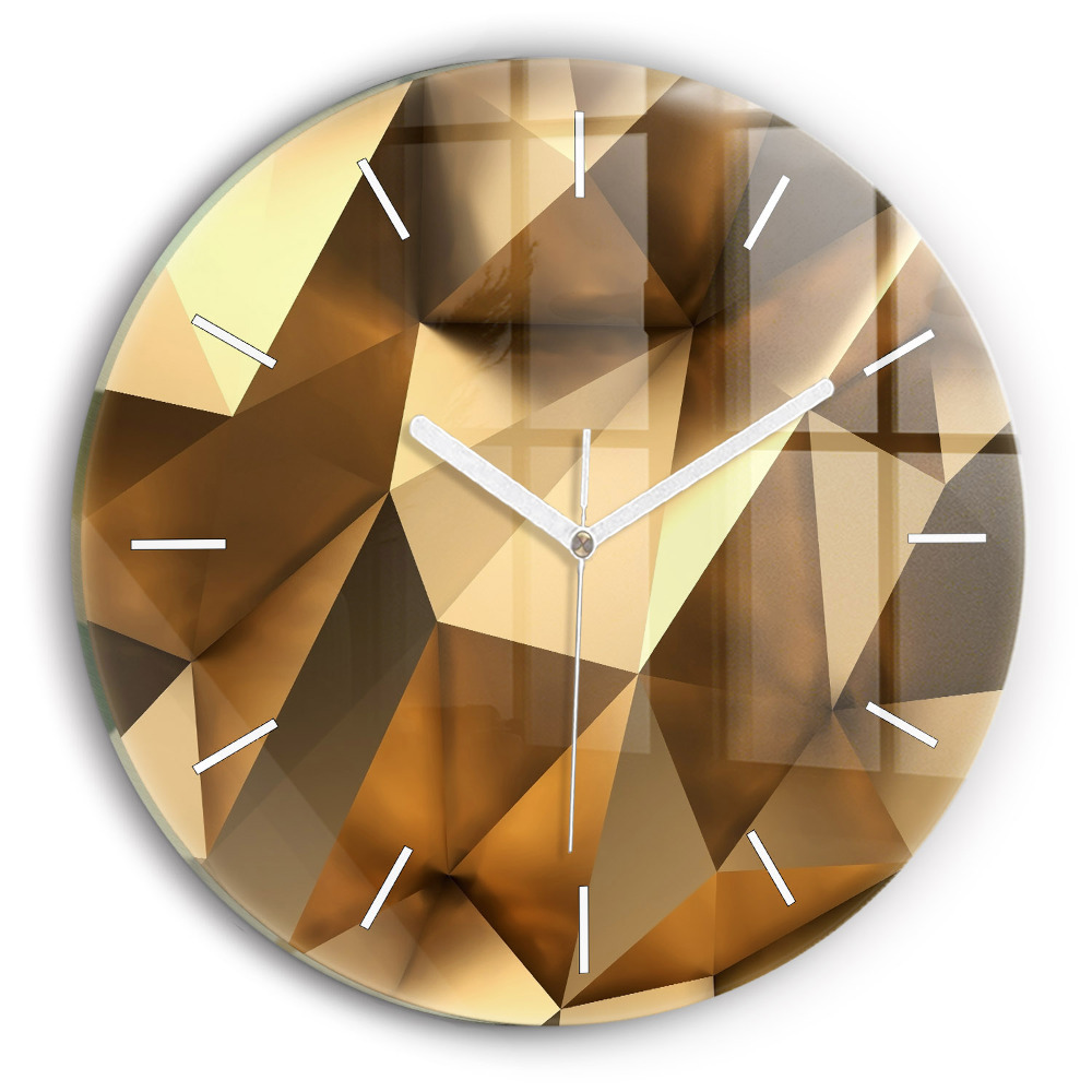 Zegar okrągły Tekstura geometryczna