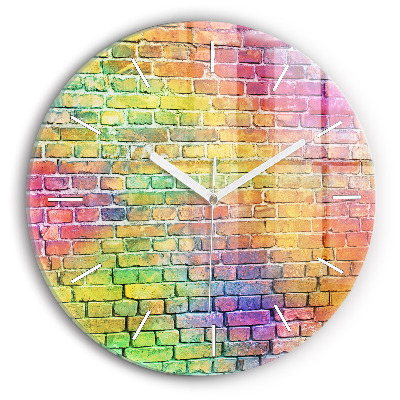 Zegar ścienny Pomalowana ściana