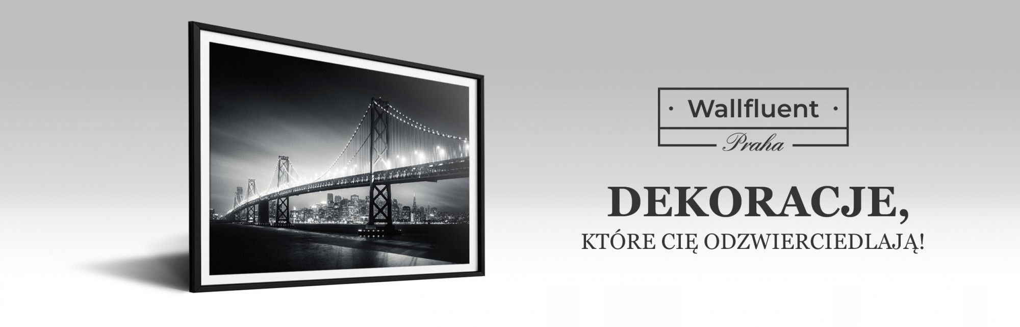 Baner reklamowy obrazu w ramie